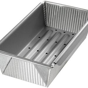 USA Pan Bakeware Aluminized Steel Meat Loaf Pan with Insert