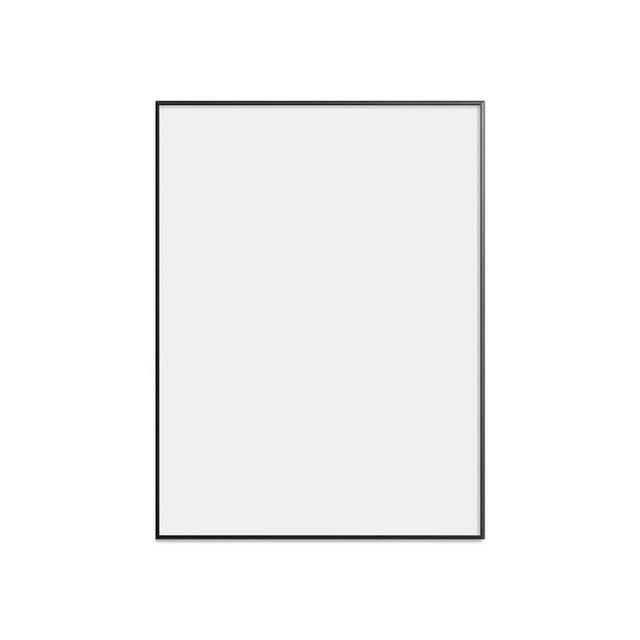 Thin Metal Gallery Frame, No Mat, 18x24 - Matte Black