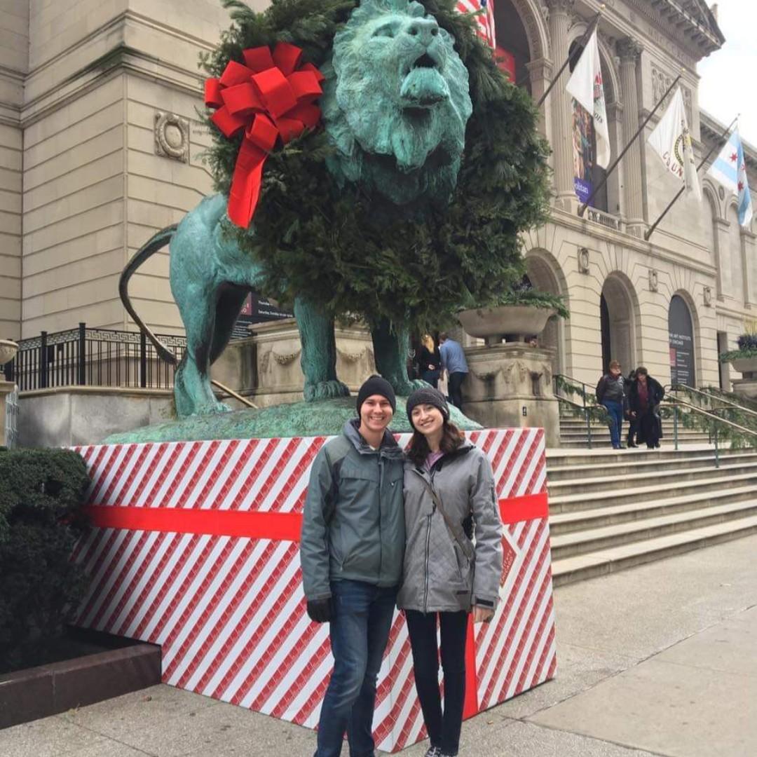 Visiting Chicago with our college in 2016