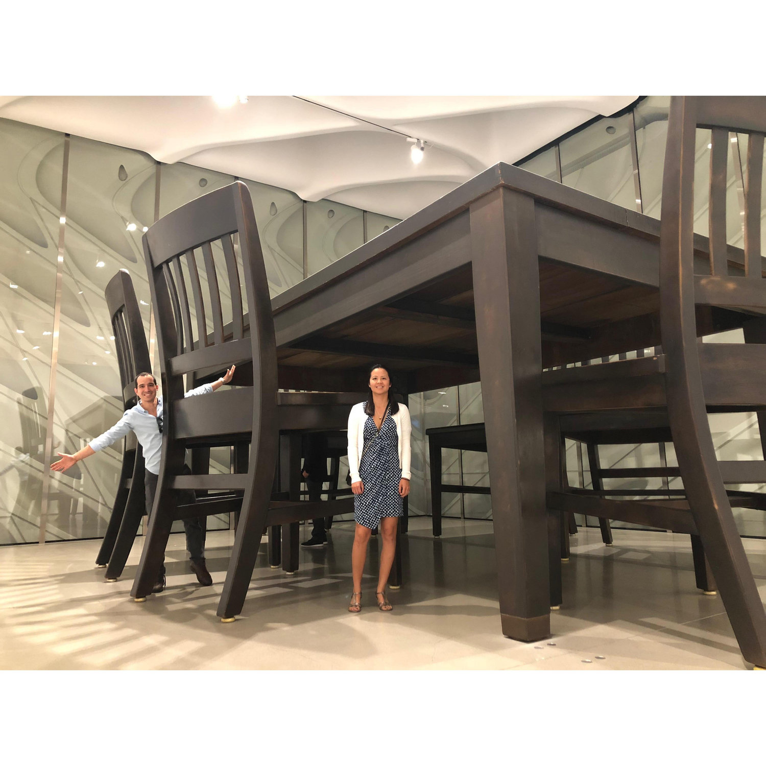 Panos and I went furniture shopping!