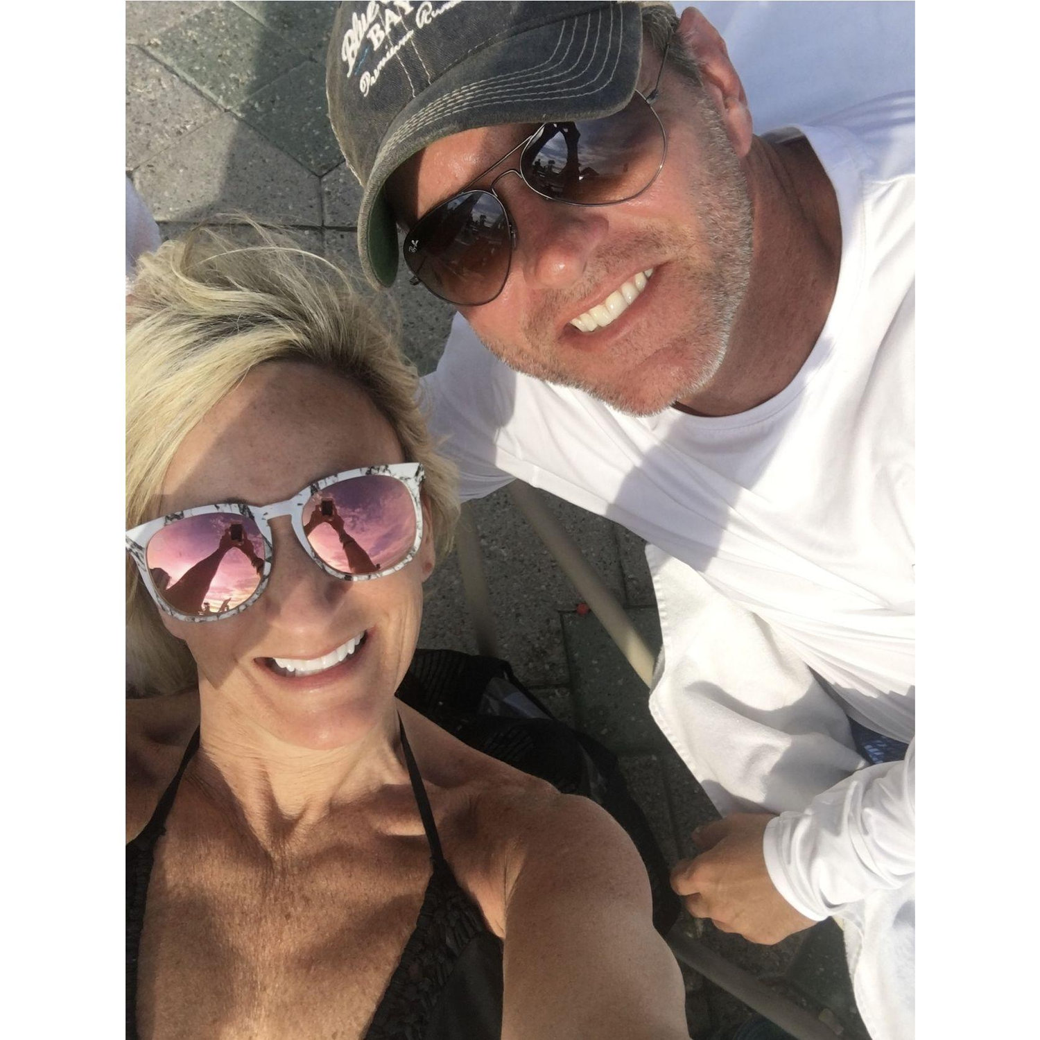 2017 - one of our first beach trips to Panama City before house