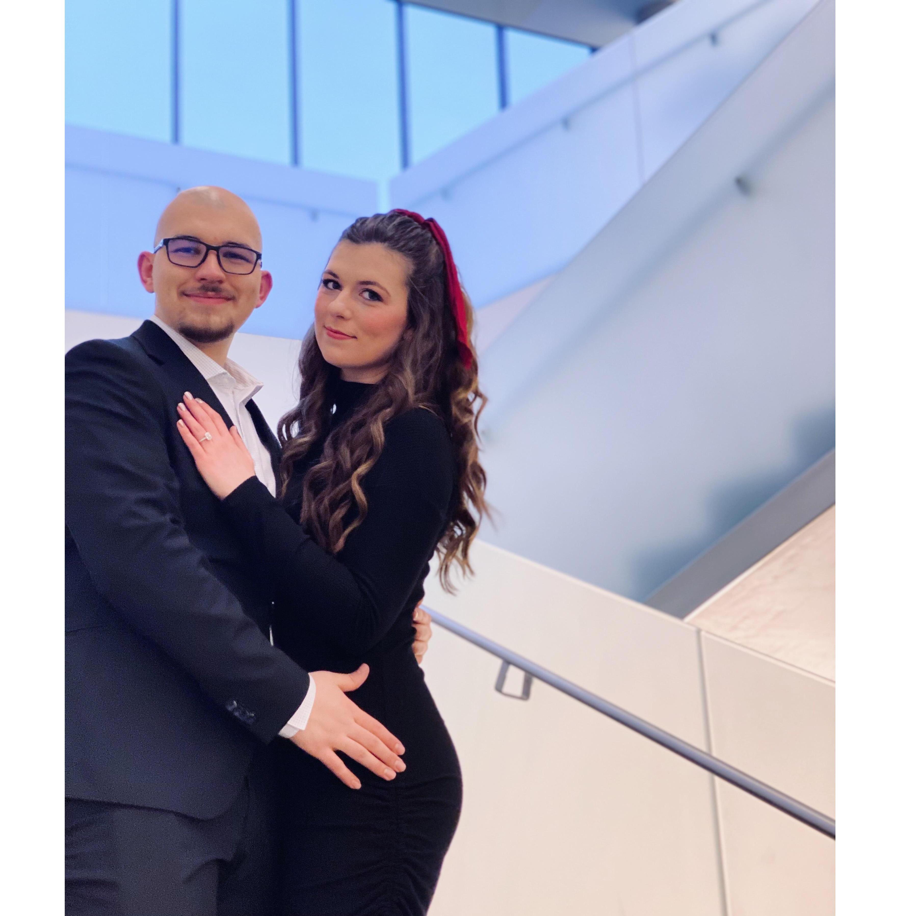 Moments after I said YES!