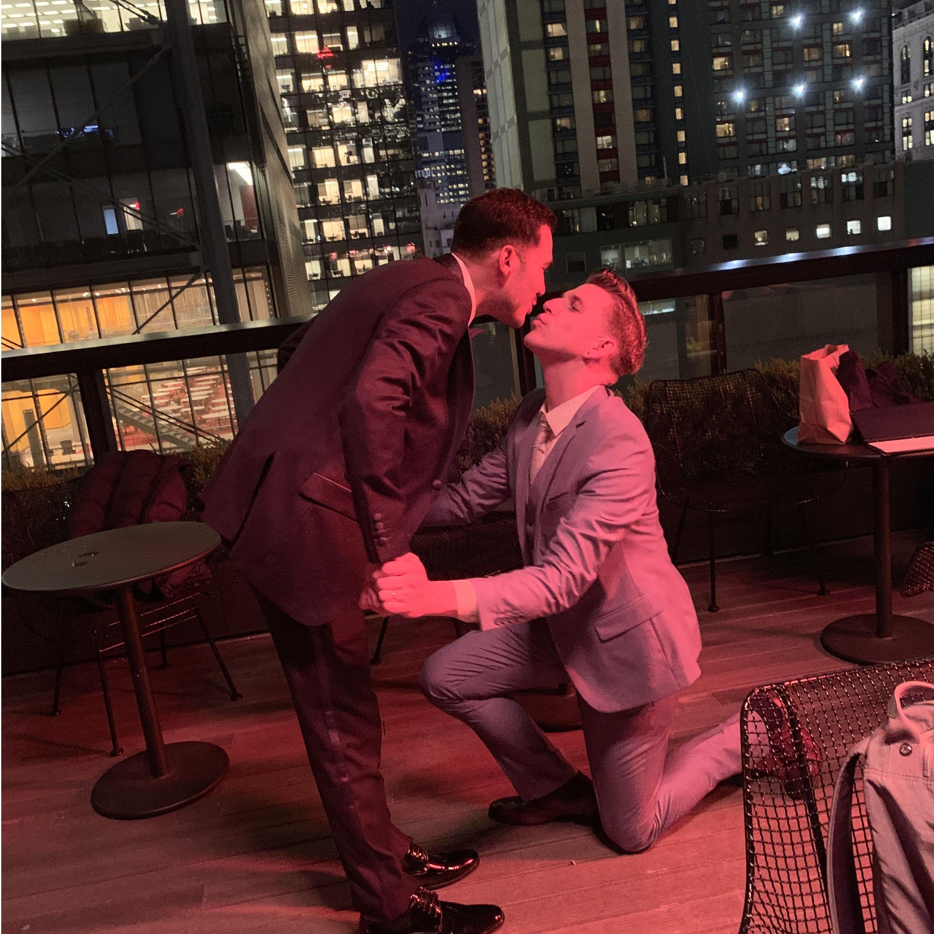 We first said "I Do" on April 17th, 2019! Afterward, we had a small gathering with a few friends on a rooftop on West 40th Street NYC.