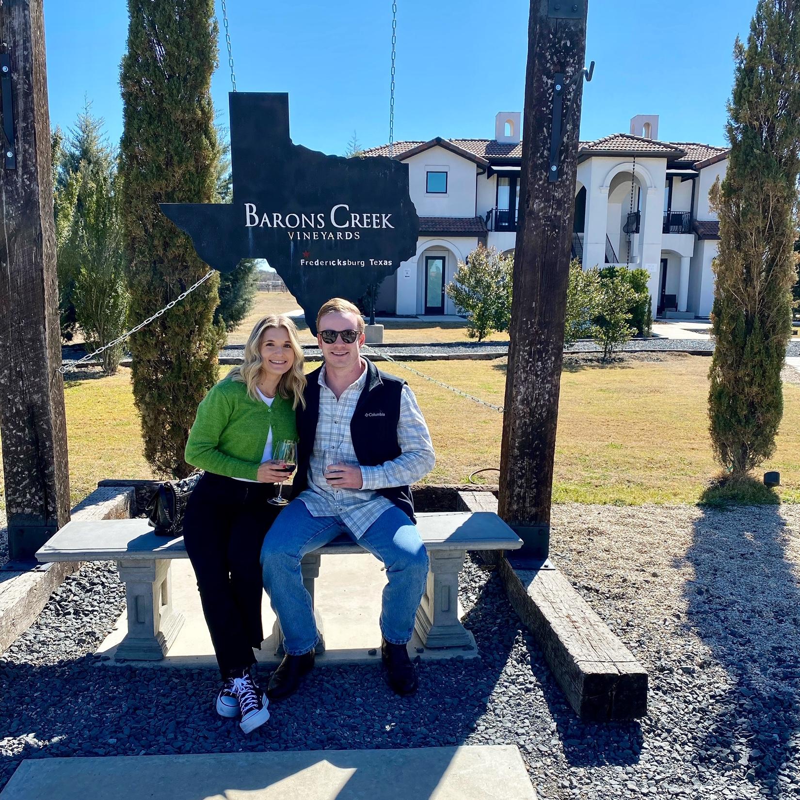 Wine Tasting Trip at the Vineyards of Fredericksburg, TX.