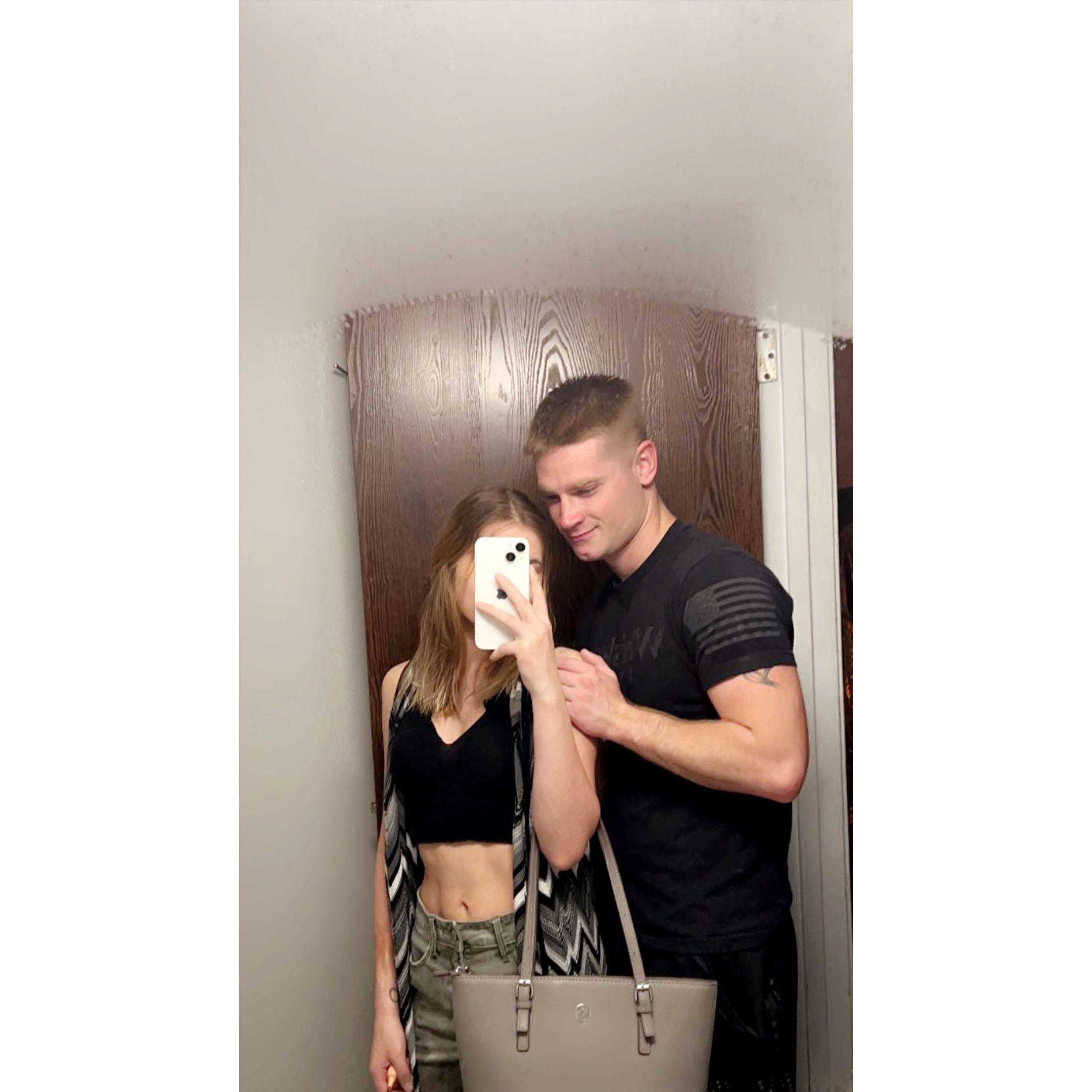 Our first mirror selfie