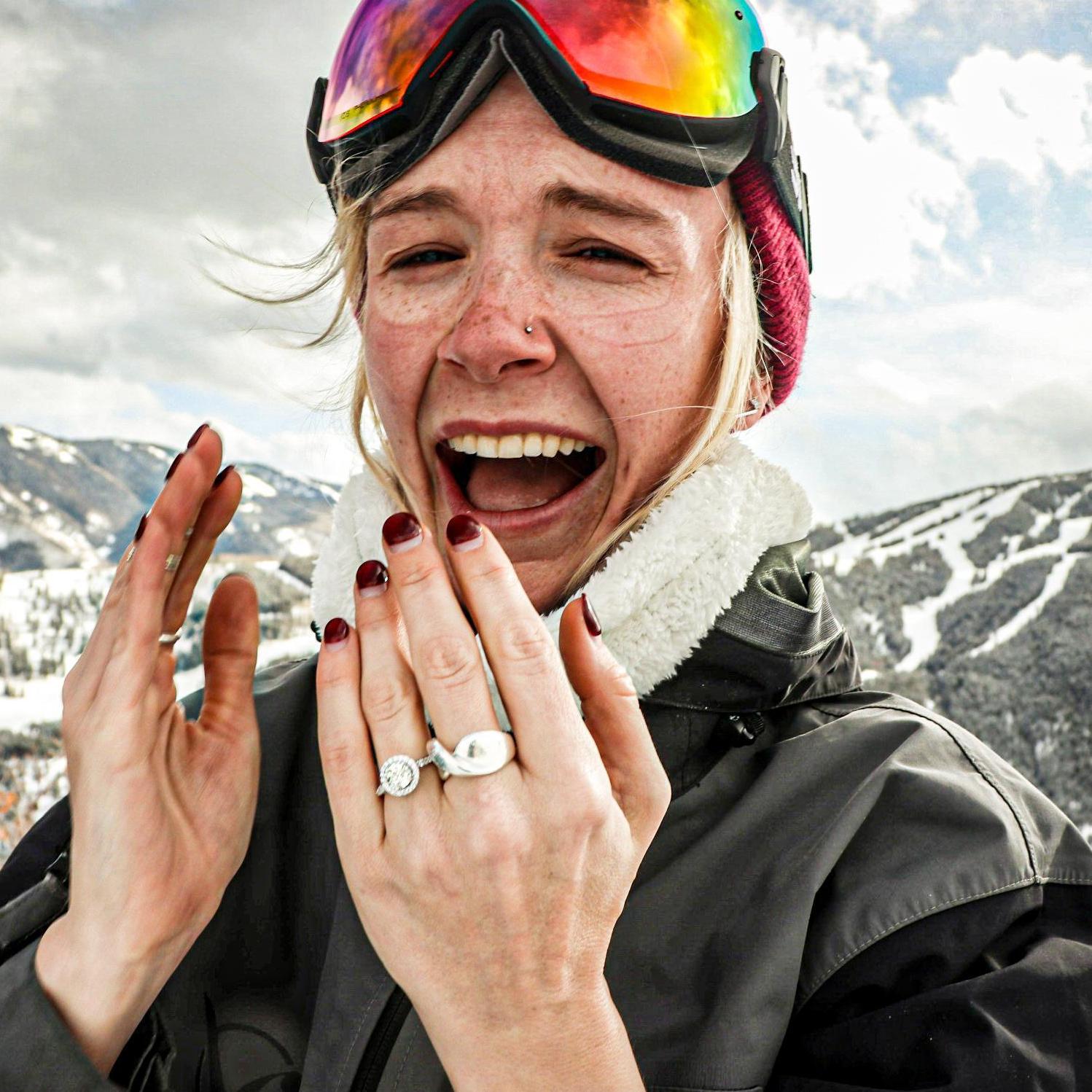 The Proposal, top of Buttermilk Mountain 12/25/19