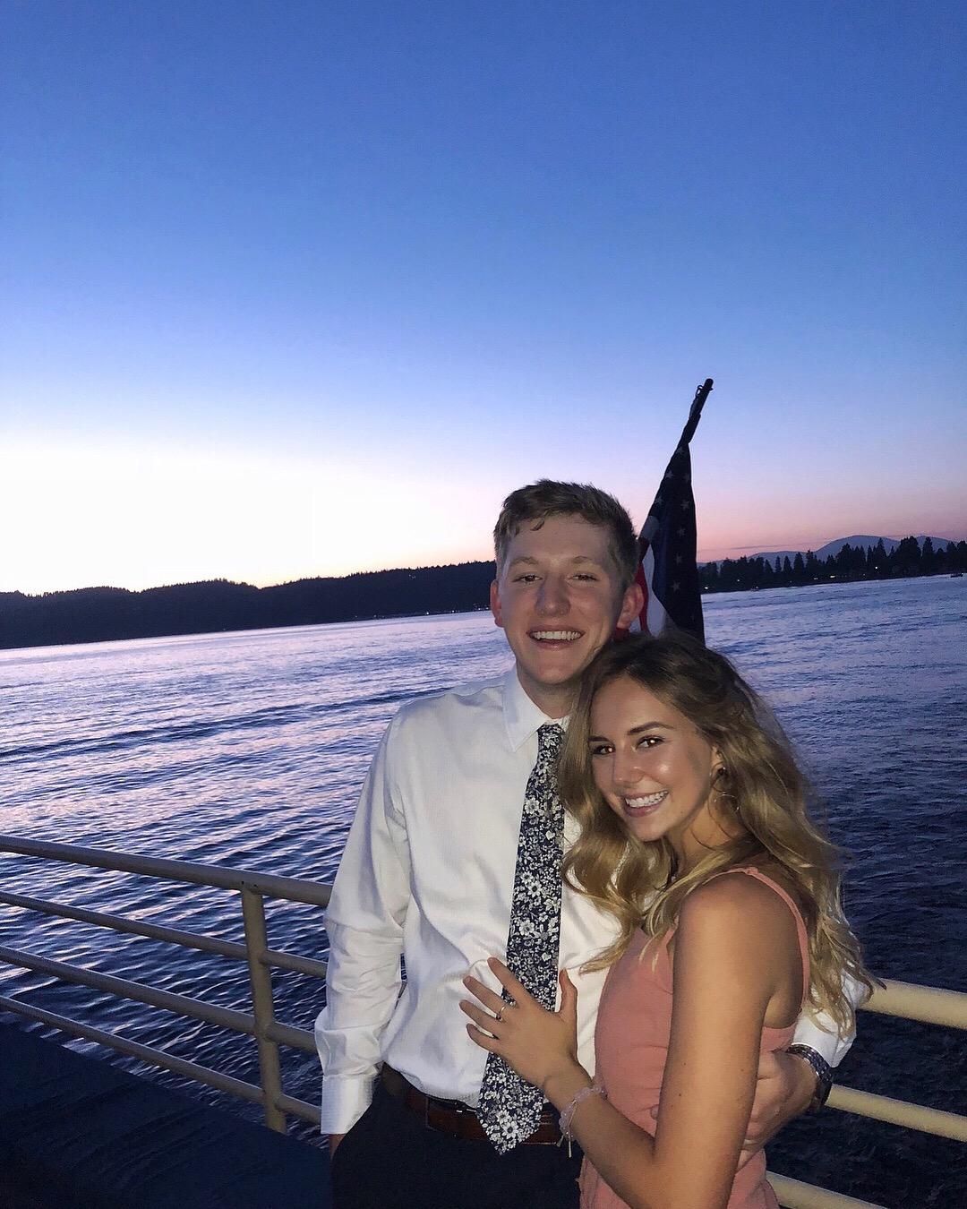 Our senior year boat cruise on Lake Coeur d'Alene! Fall 2018