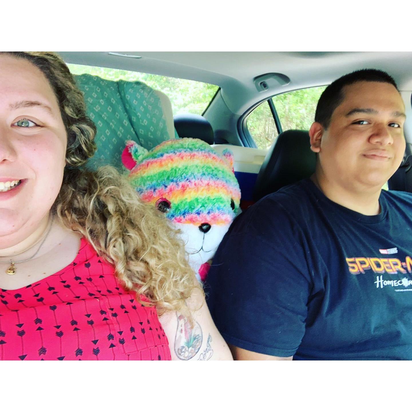 All packed up for our first vacation! We rented a condo in Ocean City, NJ- June 2019