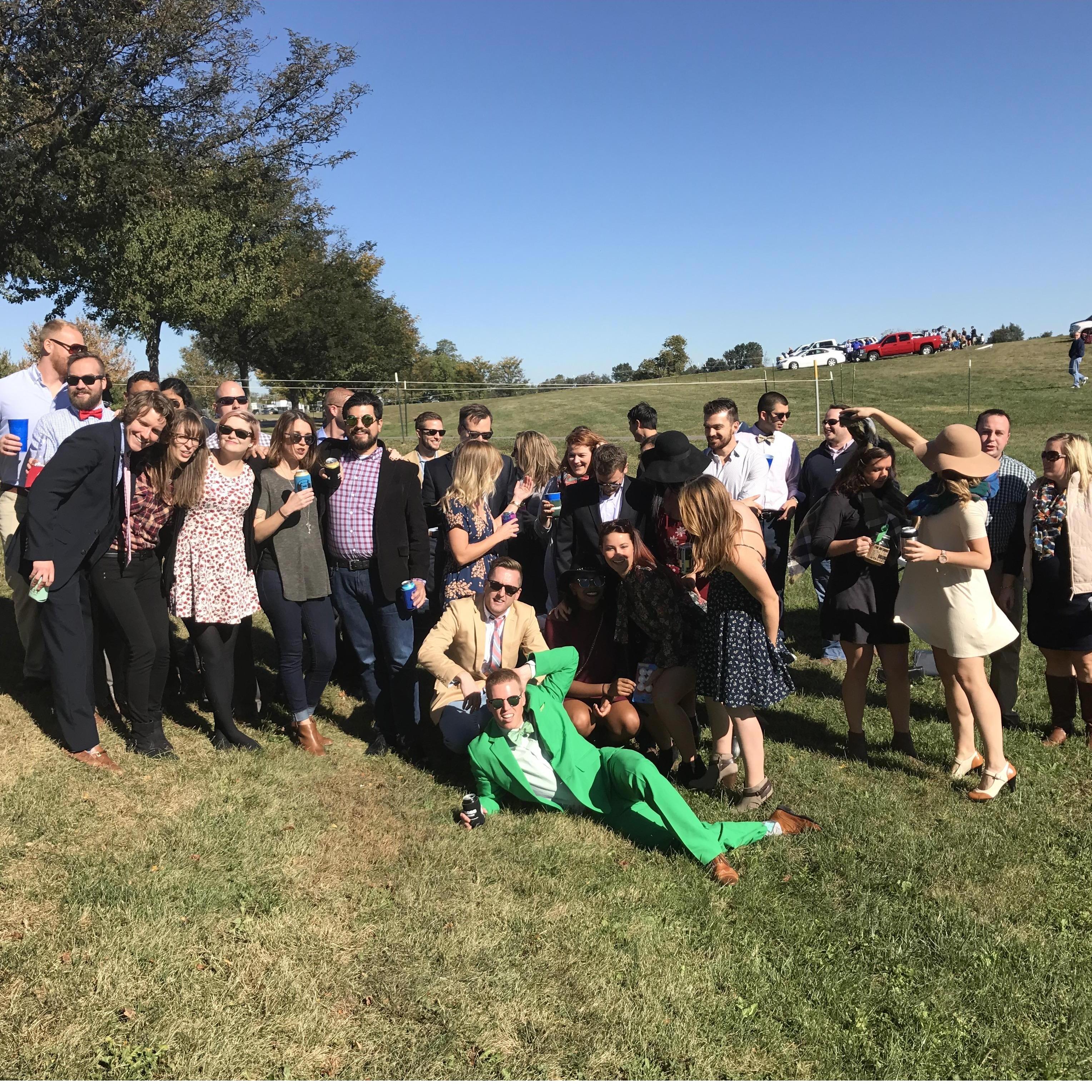 Keeneland Trip 2016. Phone Numbers were exchanged, which lead to our first date!