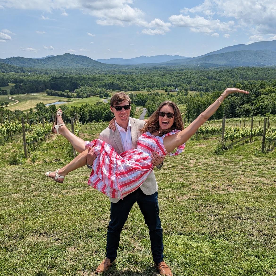 T & B showing why Virginia is for Lovers !