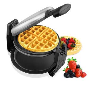 Aicok Belgian Waffle Maker, Stainless Steel Waffle Iron, Fast & Easy, 180 Degree Flipping, Non-stick Plates, Automatic Double-sided Heating Baking For Fluffy & Golden Waffles