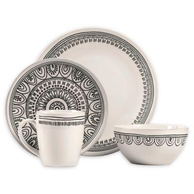 Over and Back® Marakesh 16-Piece Dinnerware Set in White