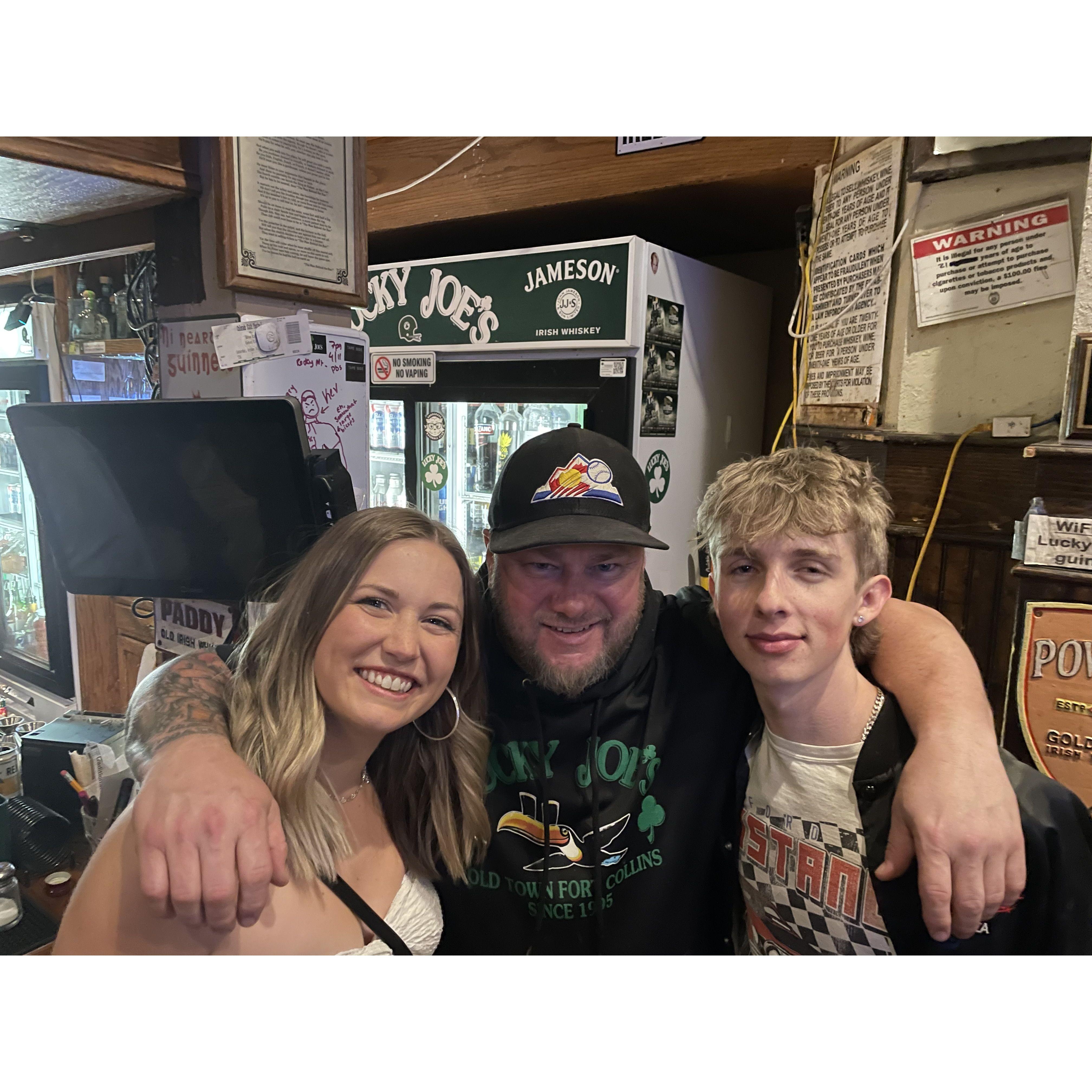 April 20th, 2024 - Hitting our favorite bar right at midnight on Braiden's 21st!