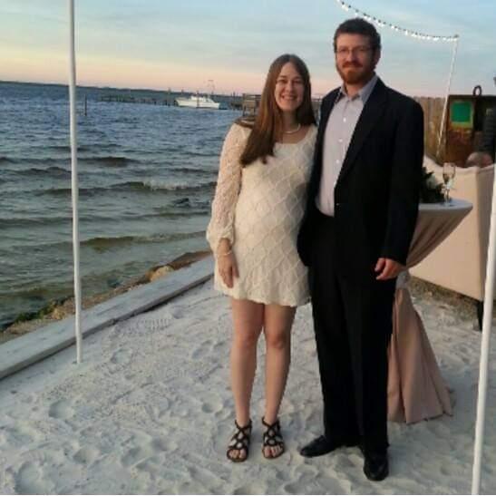 One of my favorite photos of us together at my cousin's wedding in Florida. November 2015.