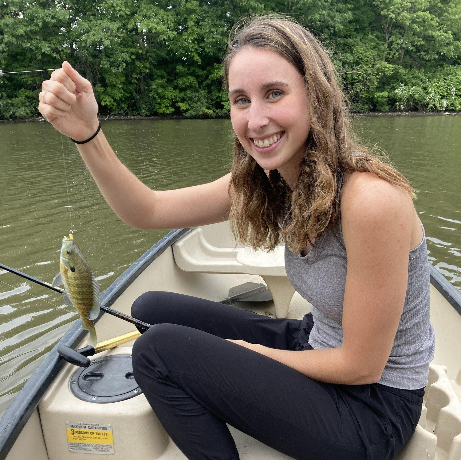 Nick took Jenny fishing