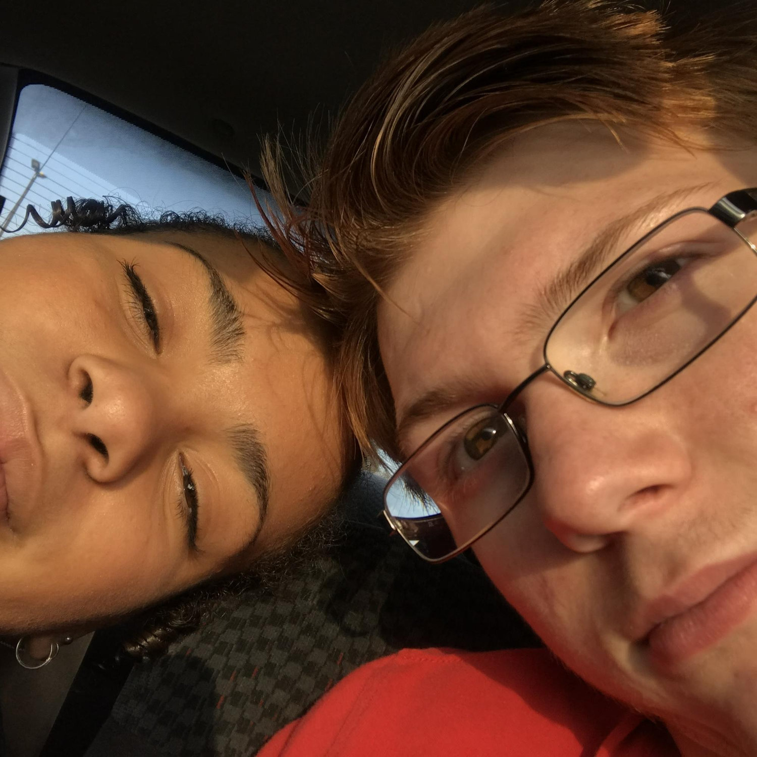 Hanging out for the last time before Eve left for college in August 2018.