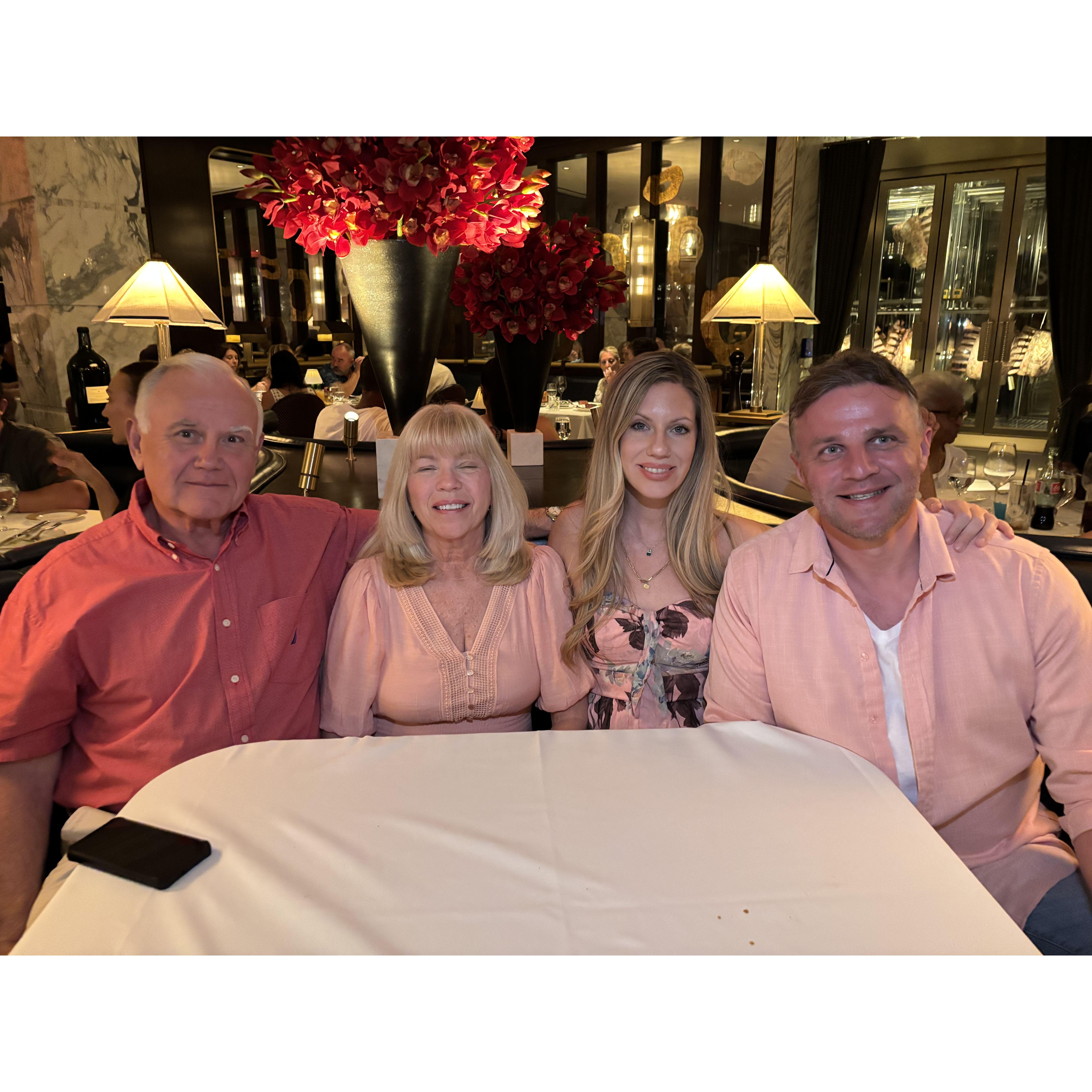 Vegas with Dad and Robin