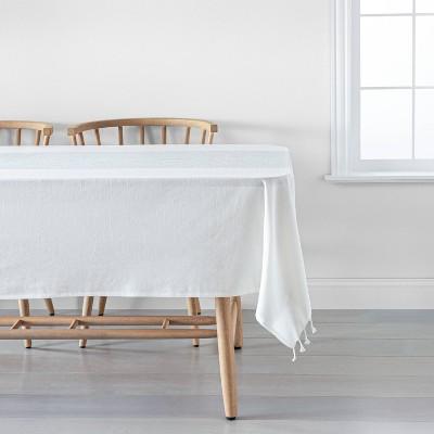 Stripe Tablecloth - Sour Cream / Blue - Hearth & Hand™ with Magnolia