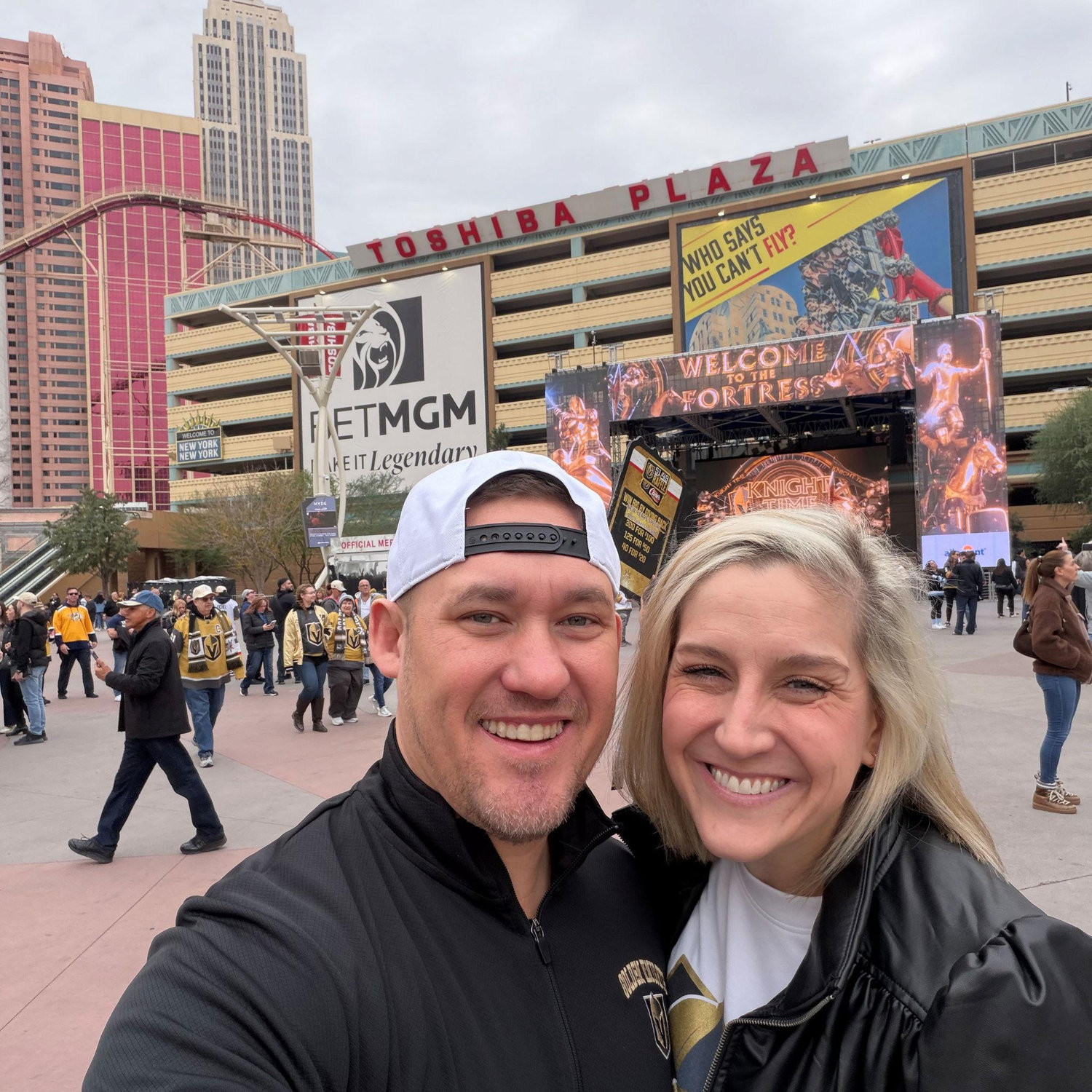 Our first NHL game!