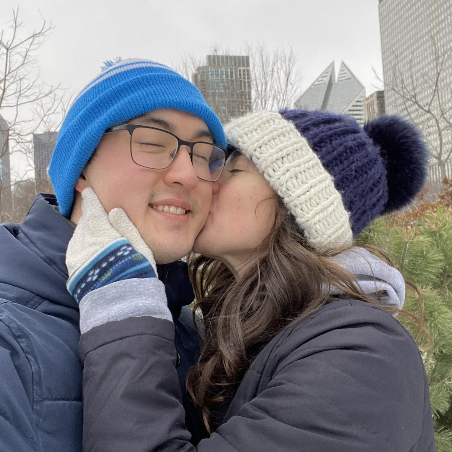 December 2022 - Another ice skating date!
