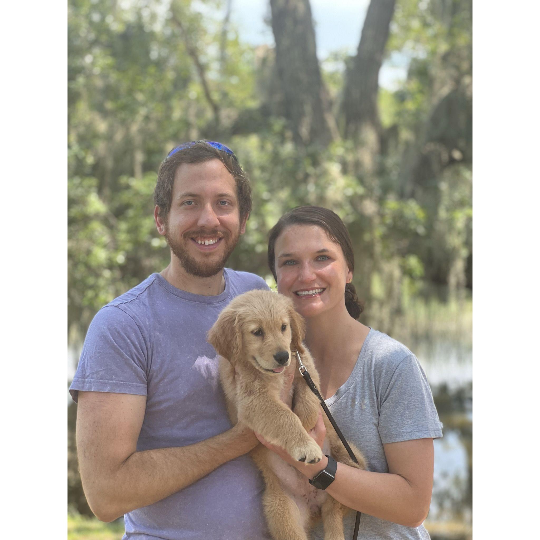 Kenny and Maple's first weekend at Edisto Island