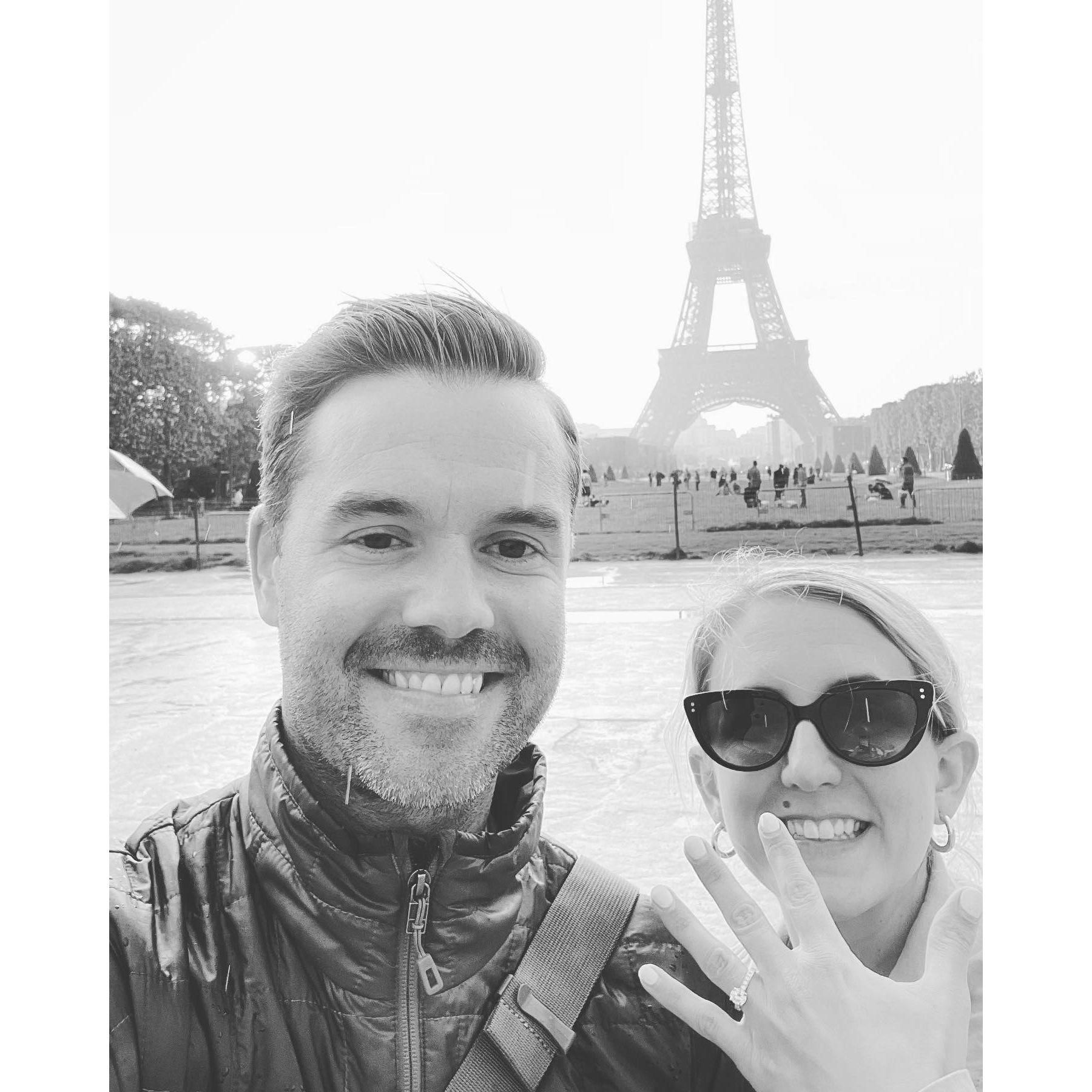 Paris, May 2023, a few days after we got engaged