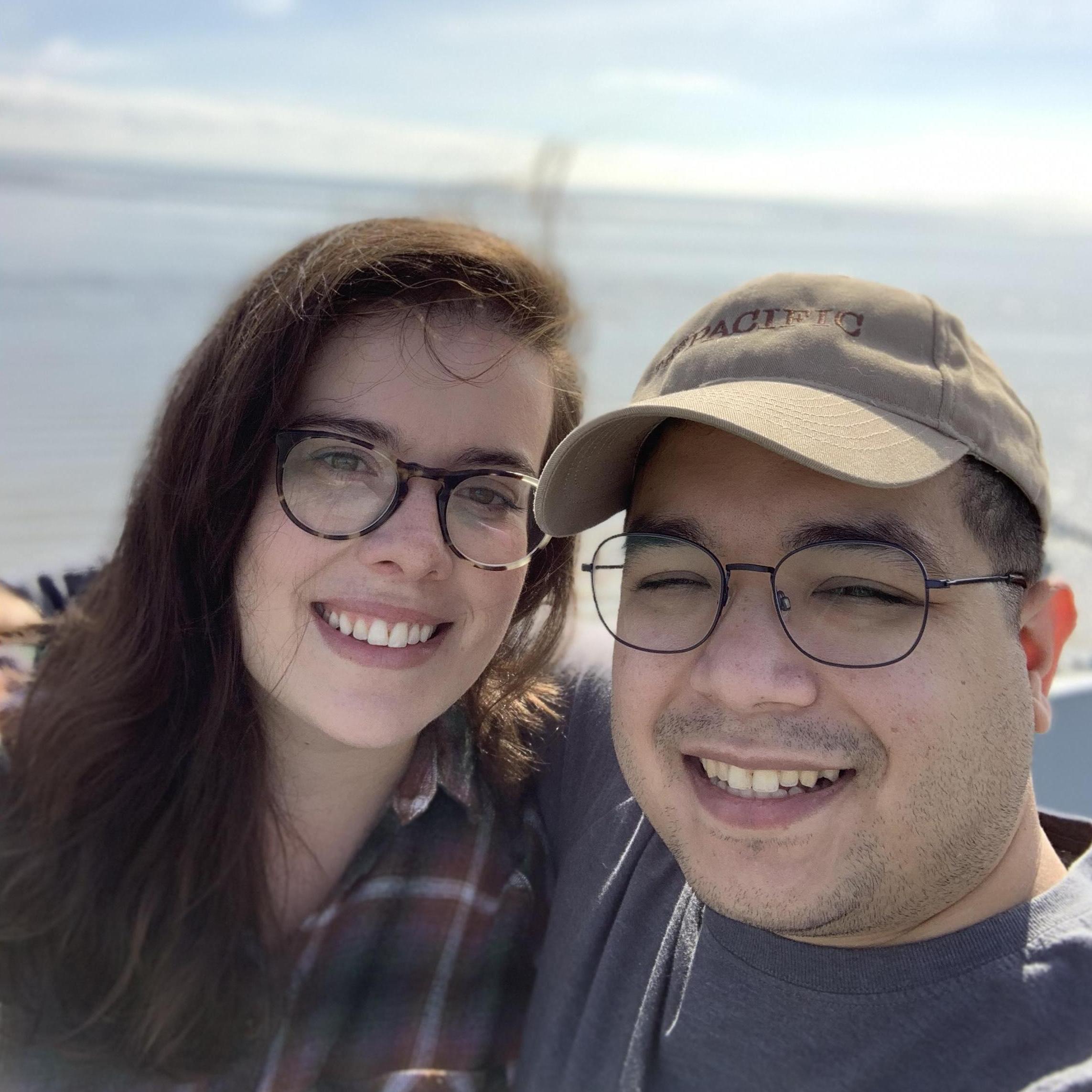 A selfie from our first Thanksgiving in Fairhope