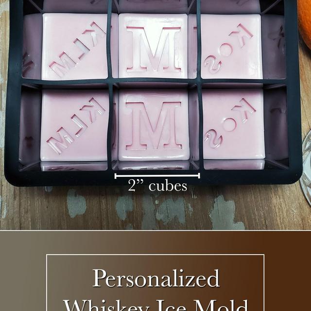 Monogram Ice Cube Molds