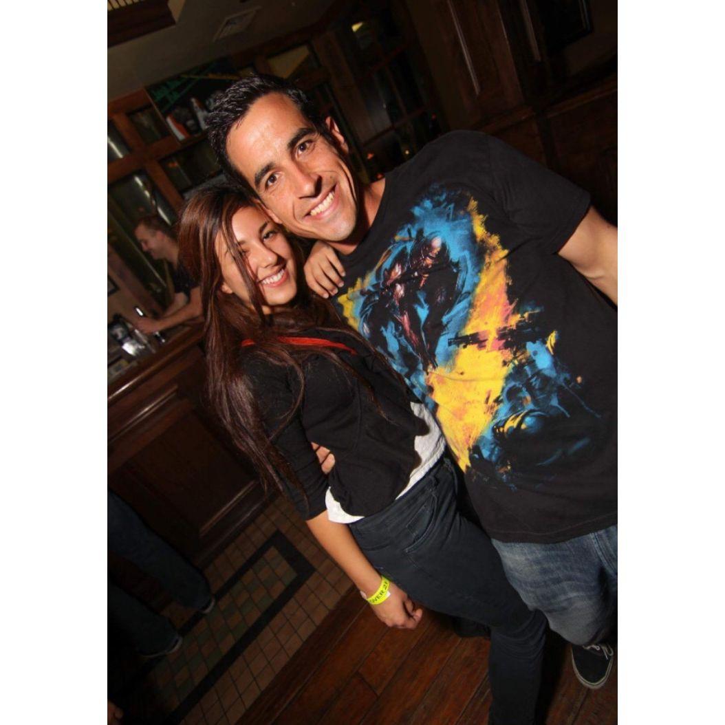 Our first picture together when we first met in 2014.
