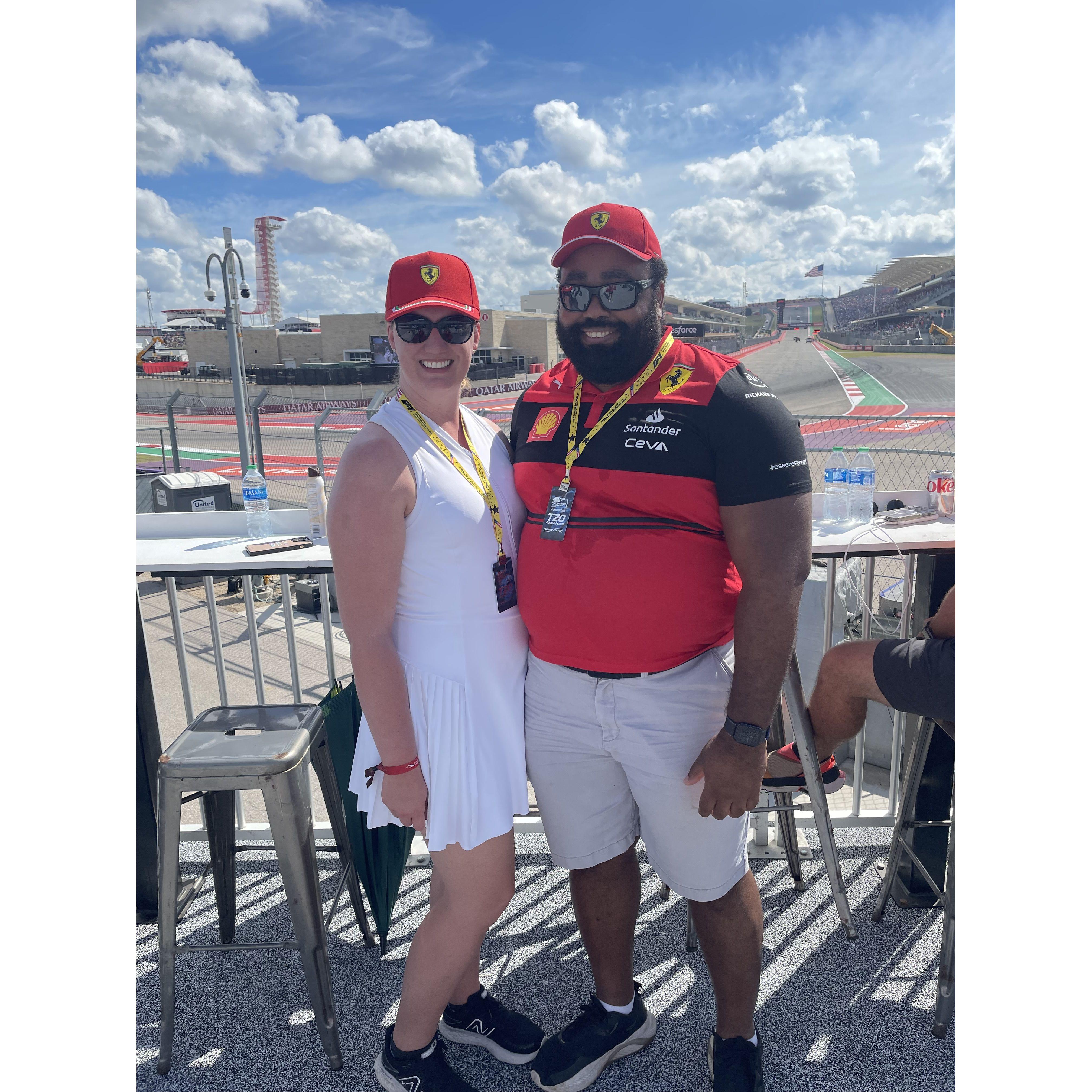 Ferrari had a tough day, but at least we had a great view of it! COTA, October 22, 2023.