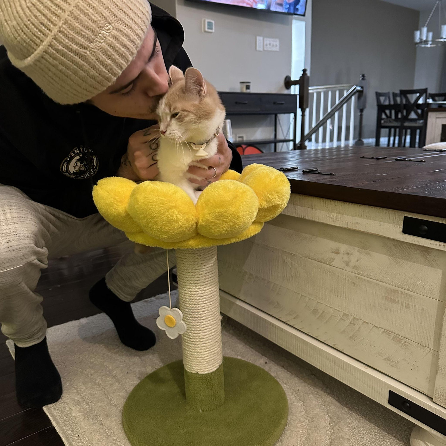 Willow and her favorite human!
