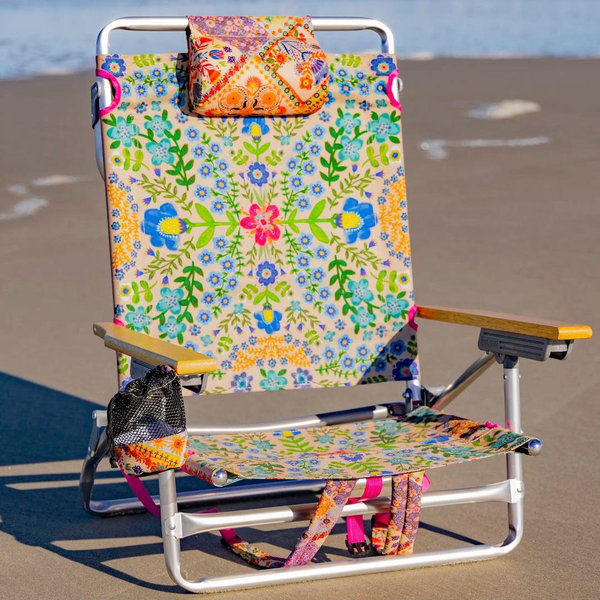 Backpack Beach Chair - Taupe Mandala