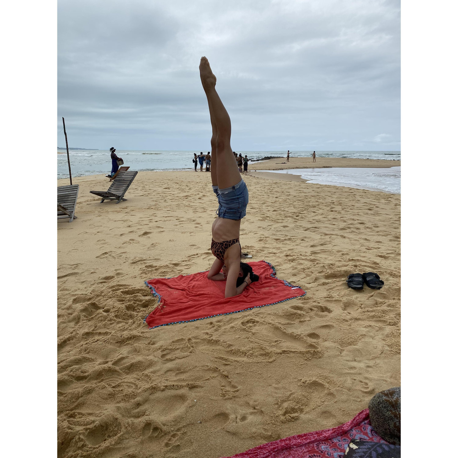 Yoga on the beach