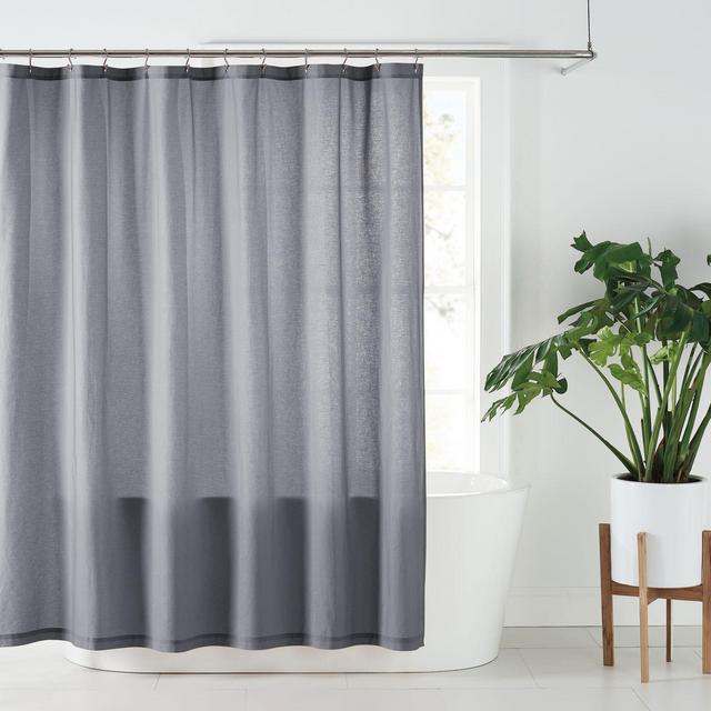 Nestwell™ 72-Inch x 72-Inch Solid Hemp Shower Curtain in Quiet Shade