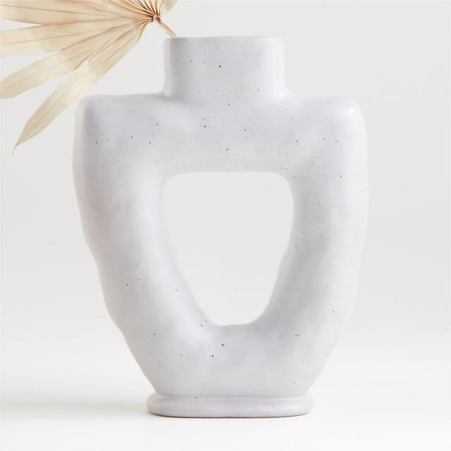 Kinai Inverted Large White Vase
