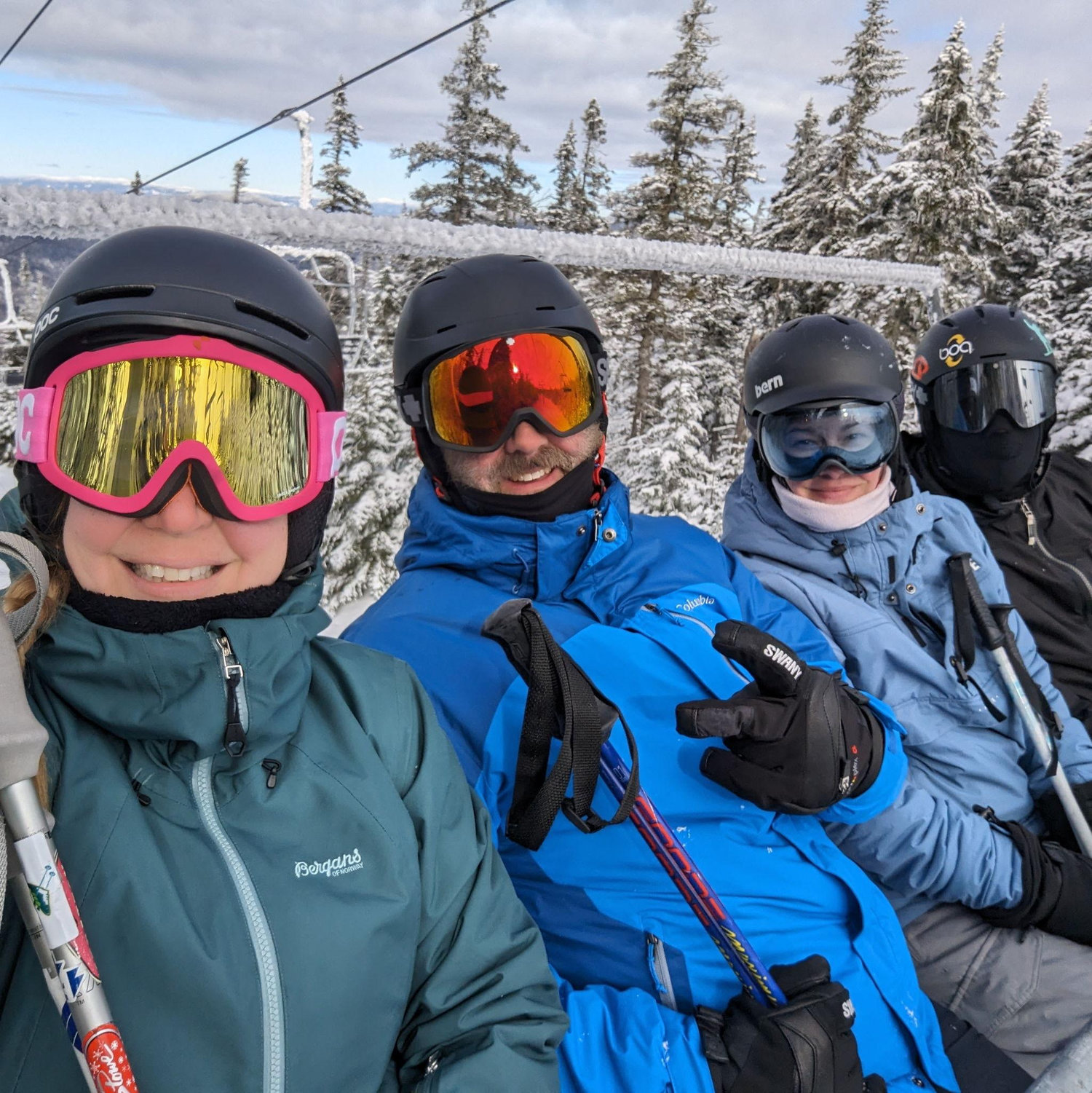Awesome ski trip to Sugarloaf with Nikki and Kevin.