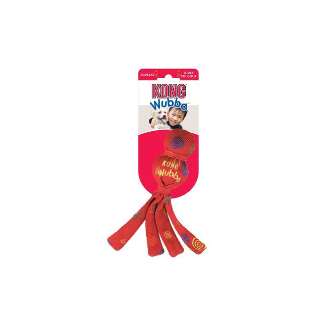 KONG Wubba Toss & Fetch Dog Toy - Red - S