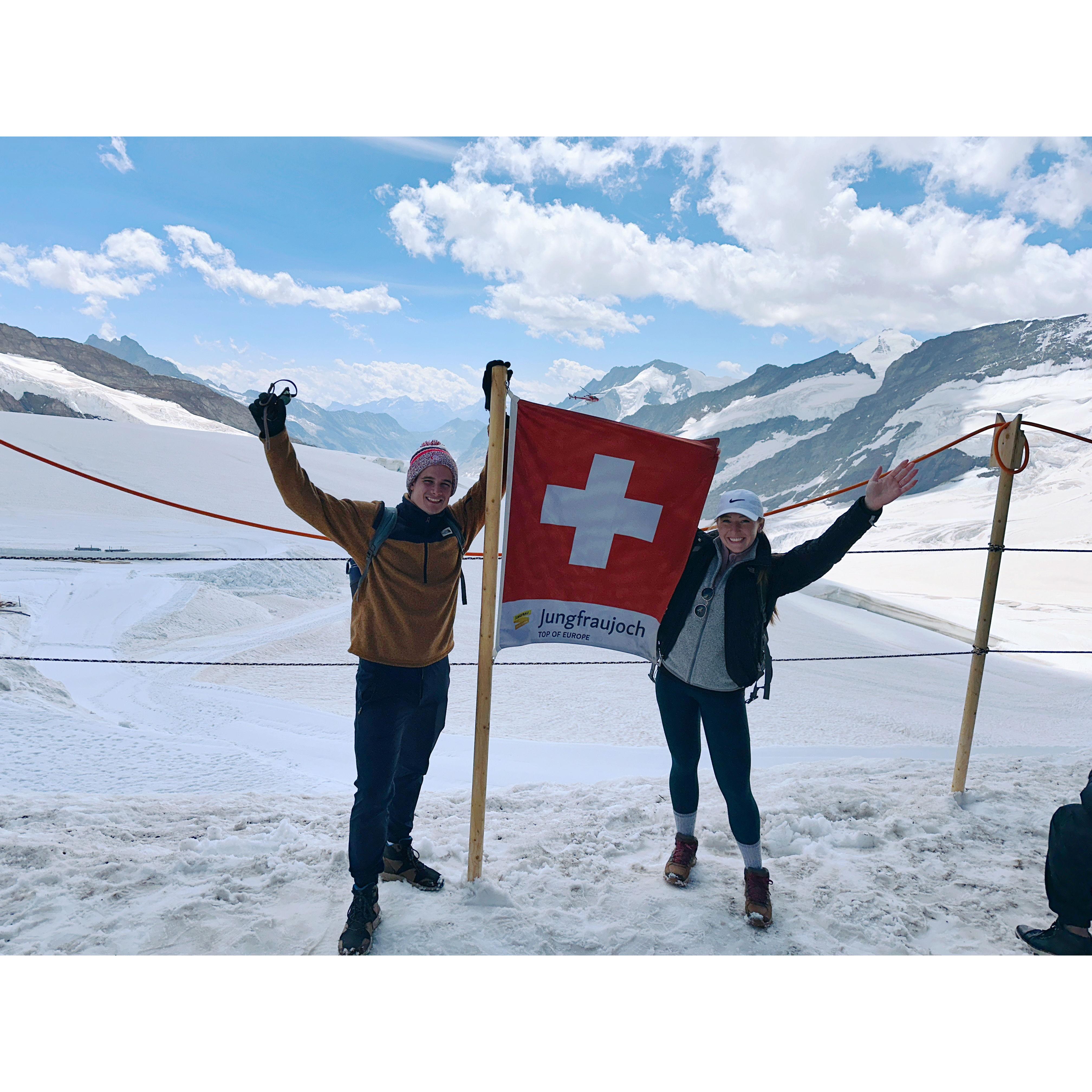 Top of Europe in Switzerland