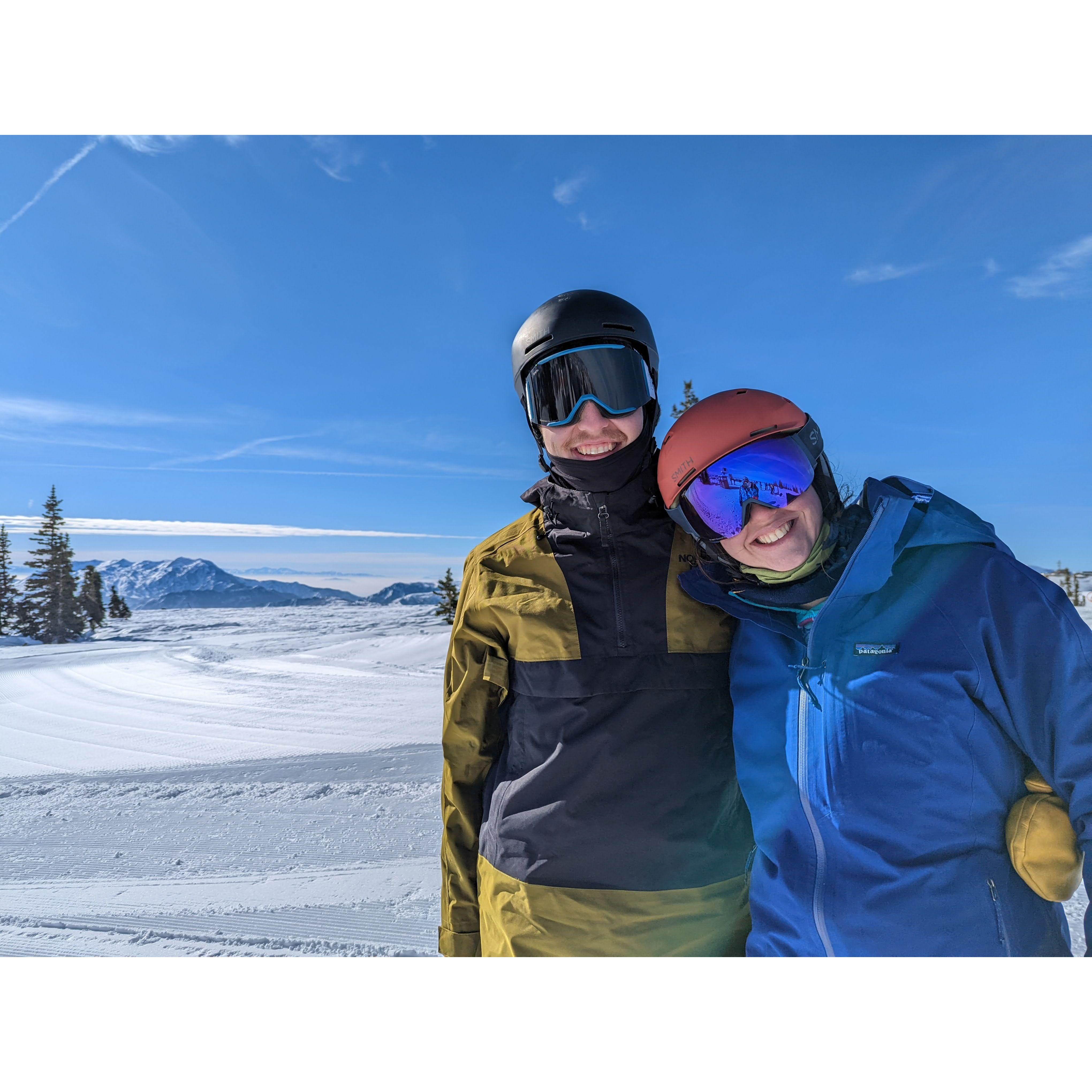 Utah ski trip January 2022