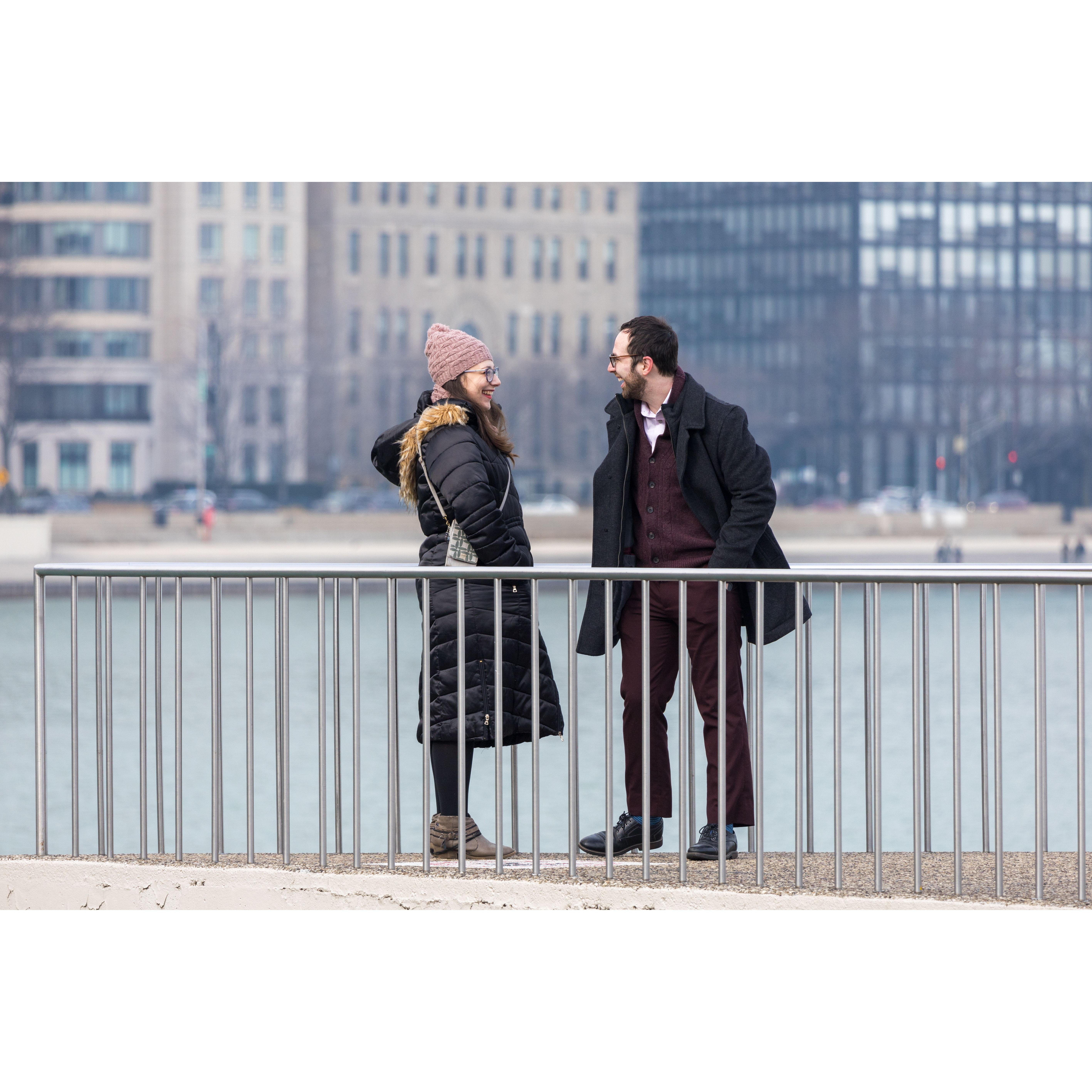 Navy Pier Engagement Shoot, 12/30/23 @neveradullmomentphoto