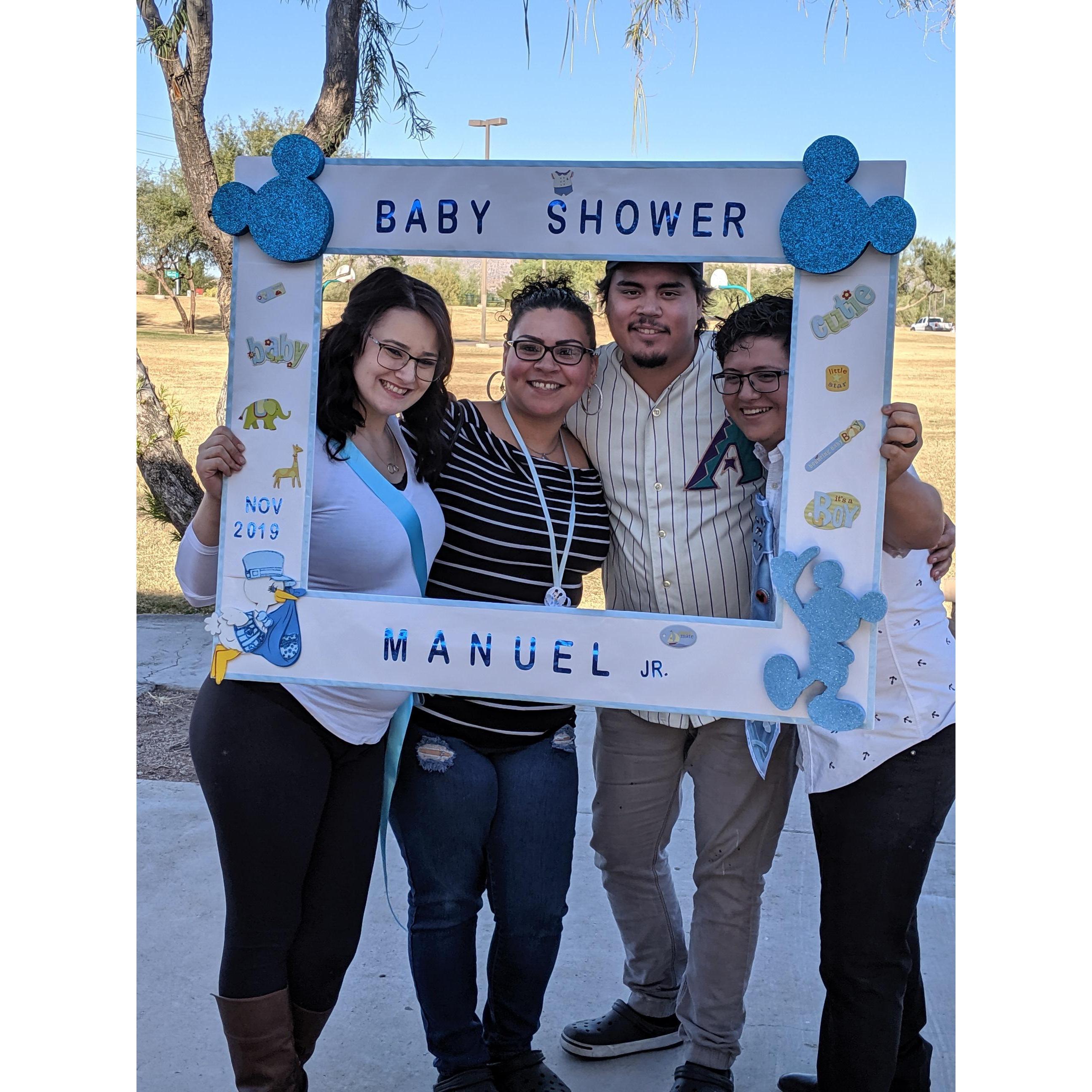 Attending another beautiful couple's baby shower