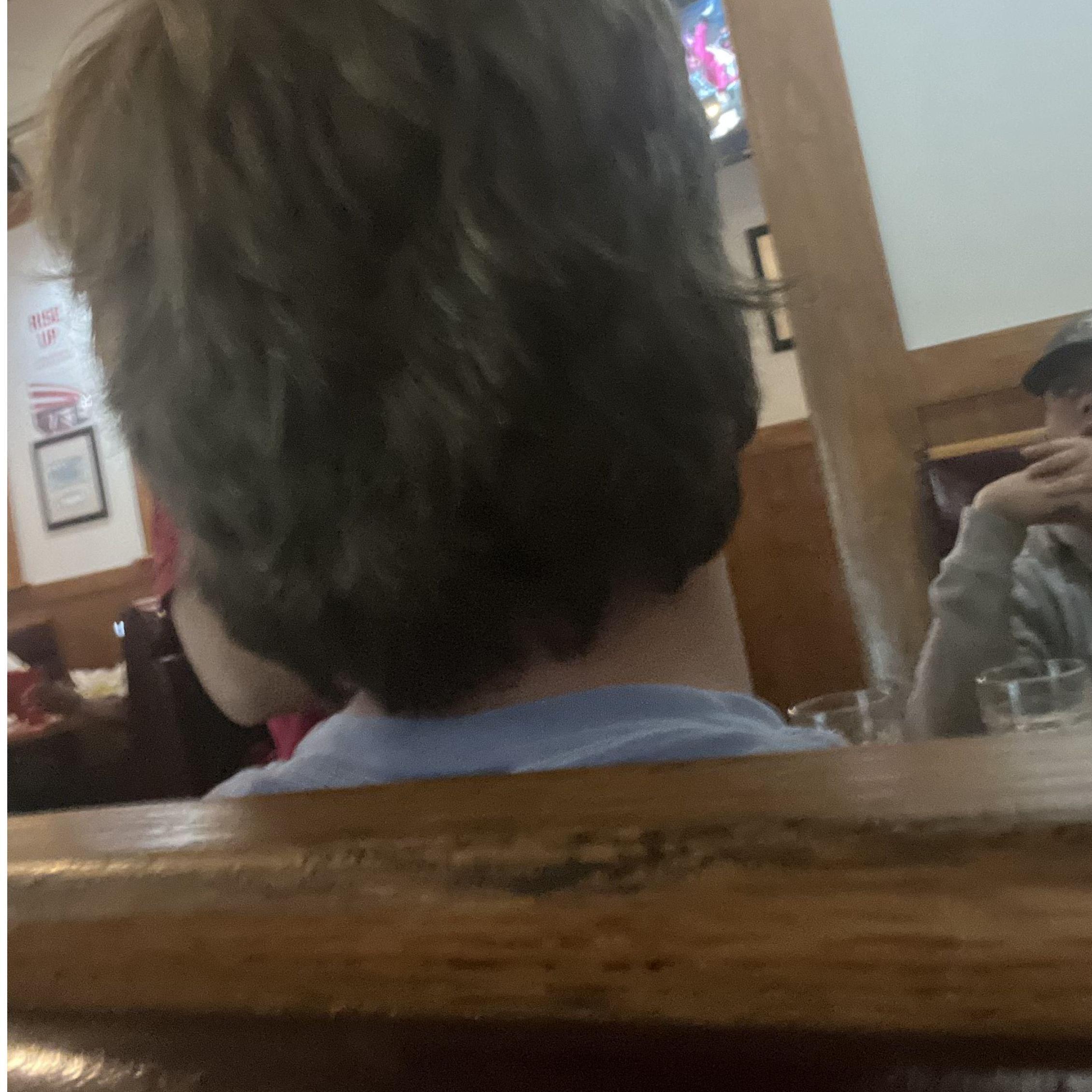 This day we happened to end up at Taco Tuesday at La Montana with our separate groups of friends at the same time and they coincidentally sat us in booths next to each other.
