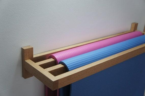 Wooden Yoga Mat Holder For Home Gym