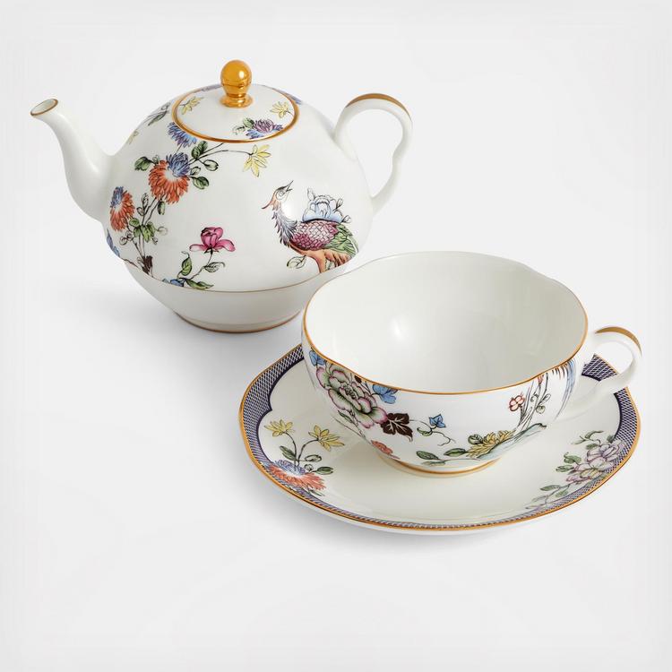 Wedgwood, Fortune 2-Piece Tea Set | Zola