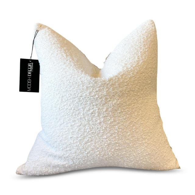 Modish Decor Pillows Boucl� Decorative Pillow Cover, 18" x 18"