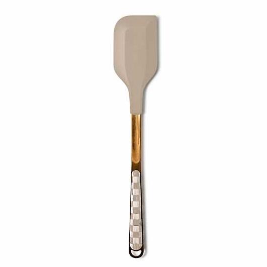 Mackenzie Childs Mocha Check Spatula