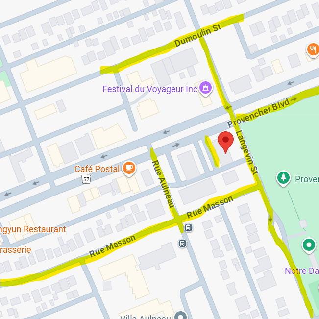 230 Provencher Blvd 
Reception Parking