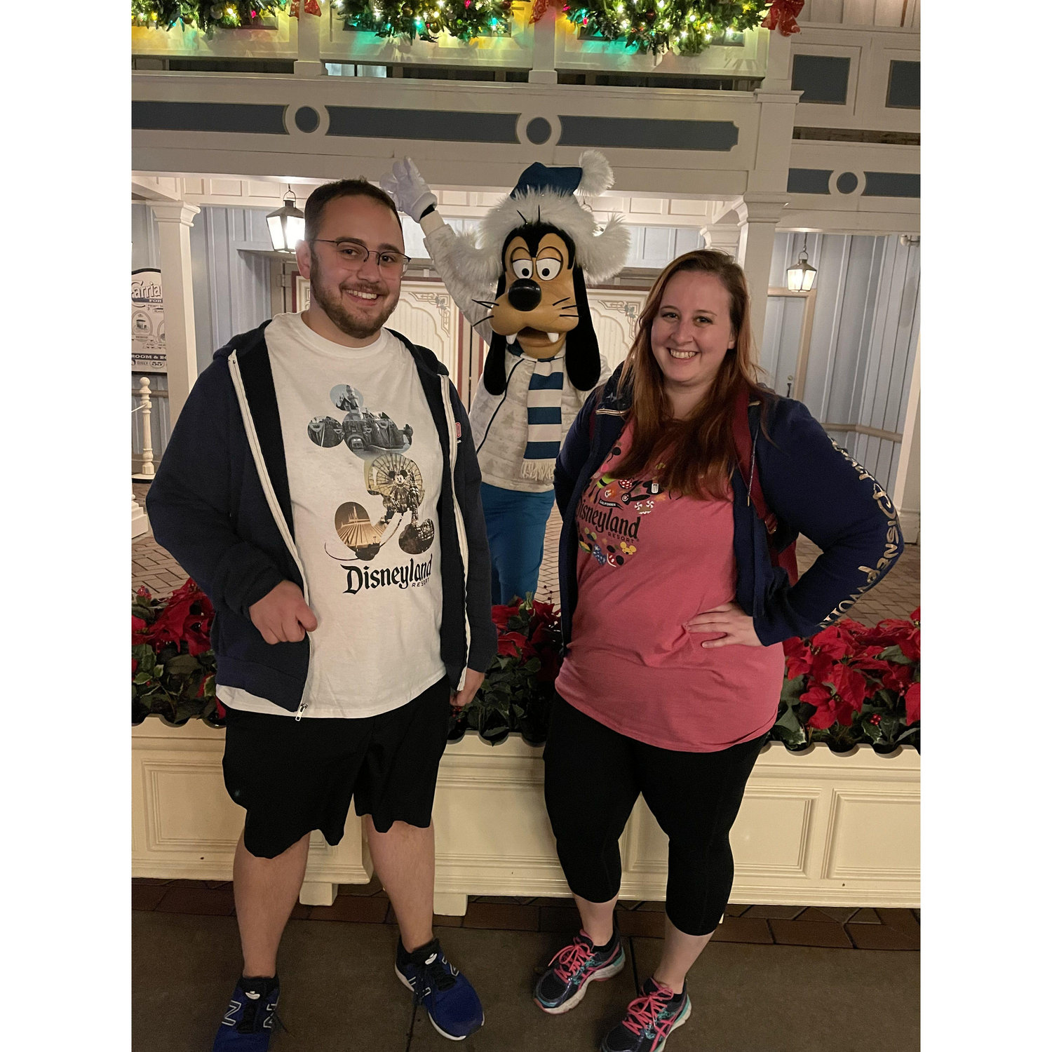 Christmas Goofy at Disneyland