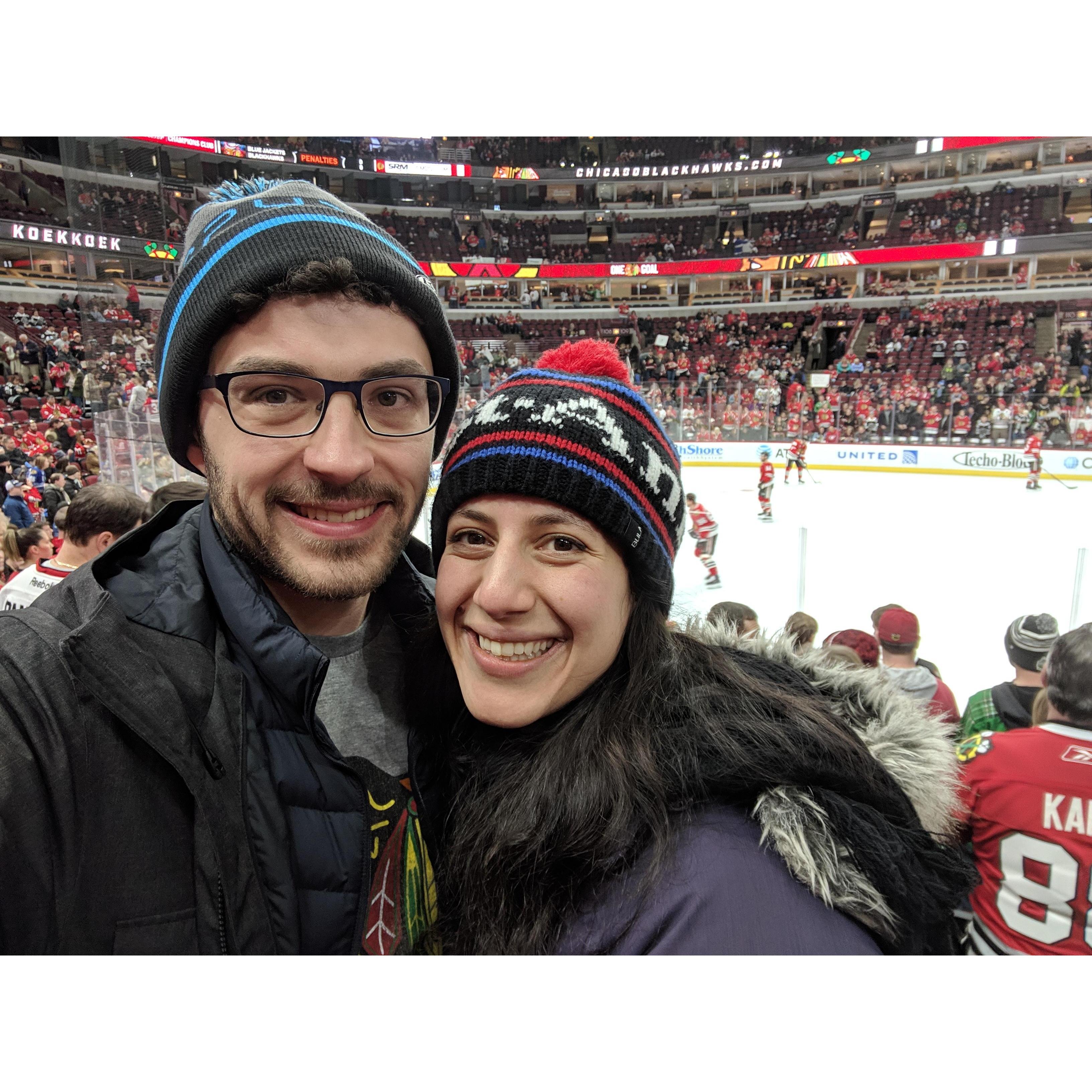 Yes. We like hockey, and the Blackhawks!