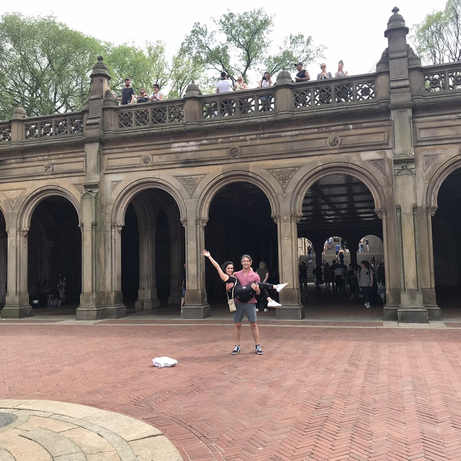 Our first trip to NYC together, May 2018. Central Park